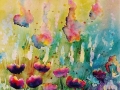 Rencontre de printemps,   Aquarelle